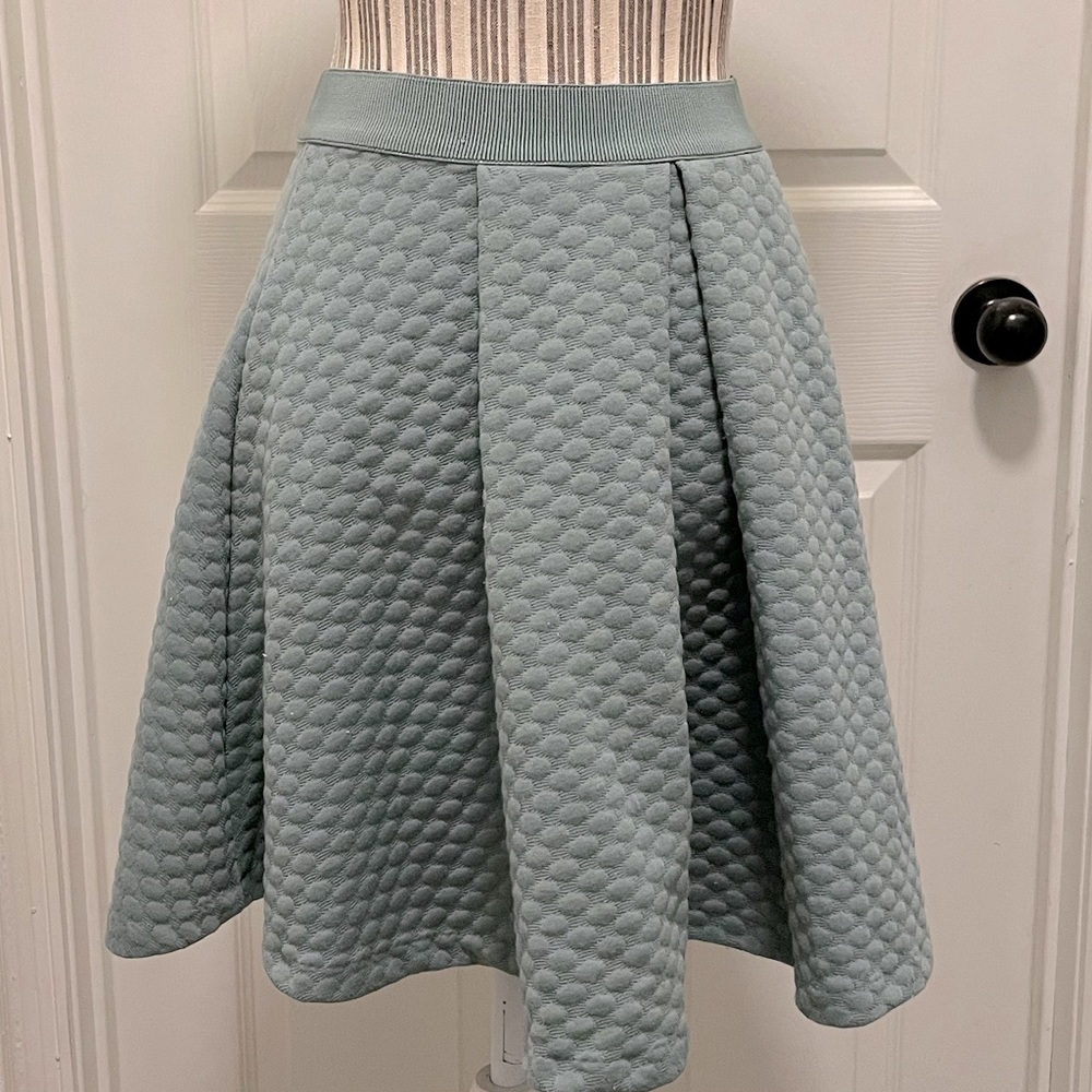 H&M Teal Tea Cup Short Skirt